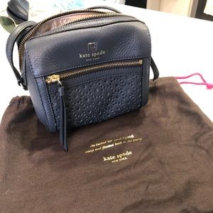 Kate spade navy blue crossbody handbag